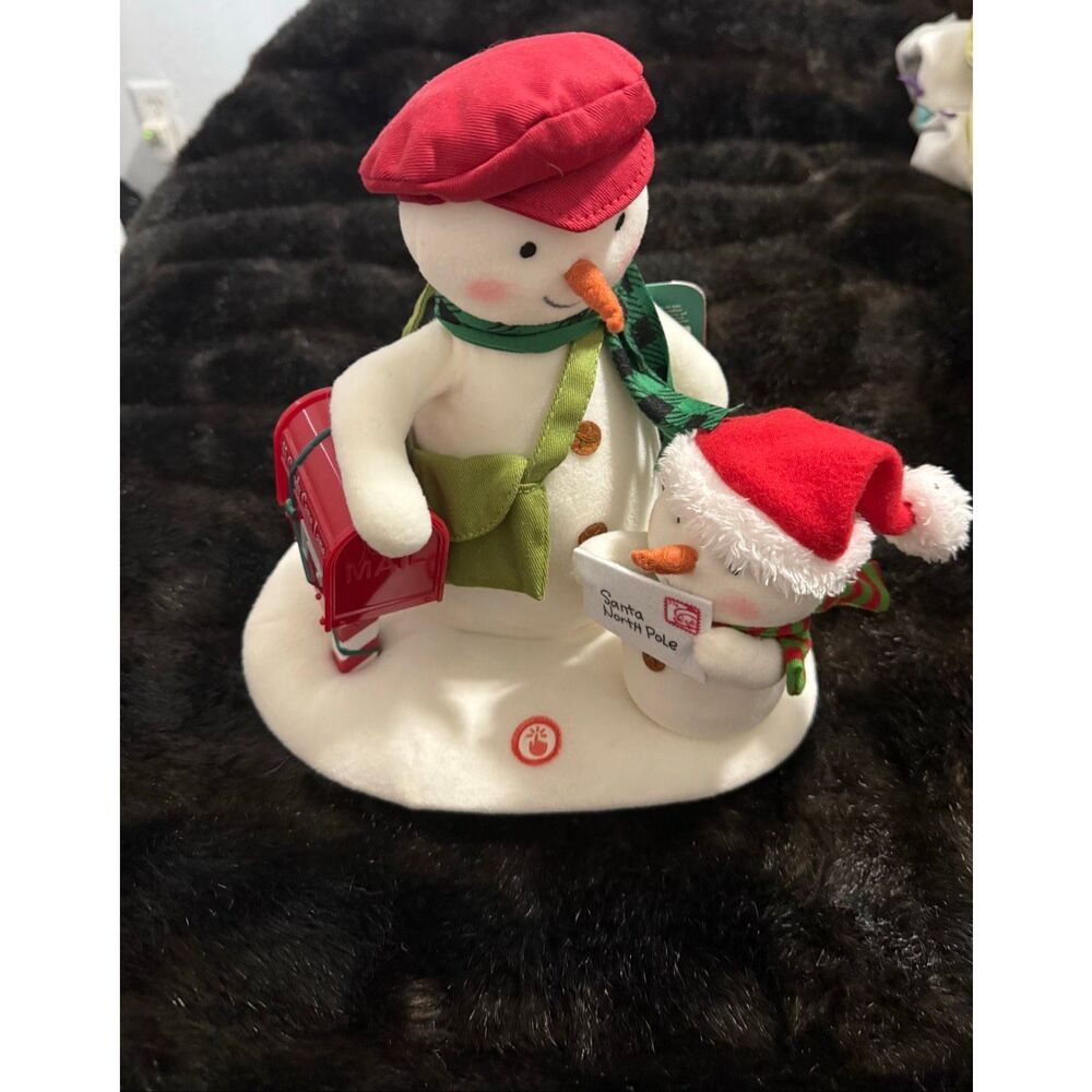 Hallmark Jingle Pals Special Delivery Animated Singing Snowman 2018 Postman Mail